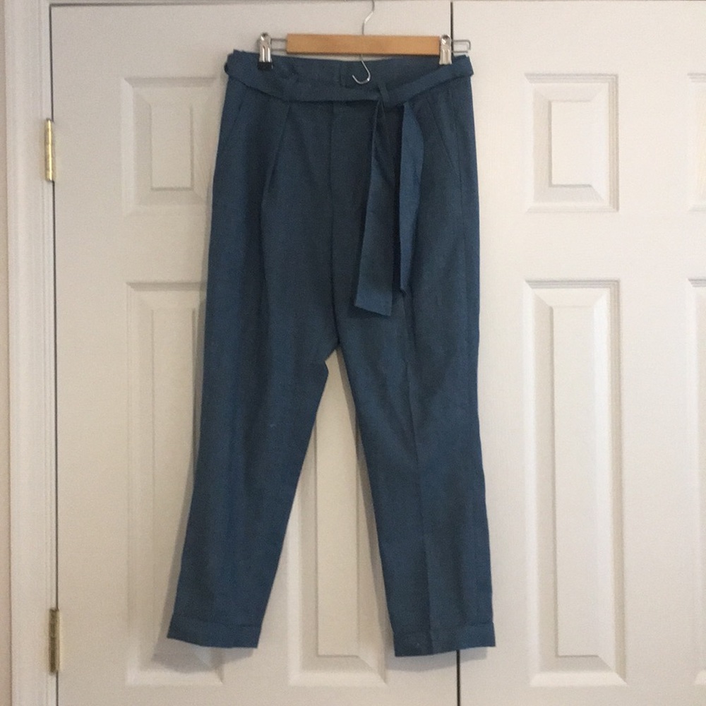Tie front pants